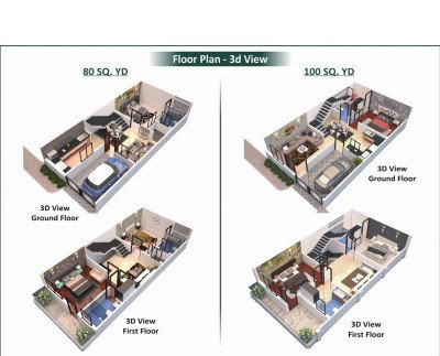 Lotus Green Villa in Greater Noida West | Duplex Villa in Greater Noida